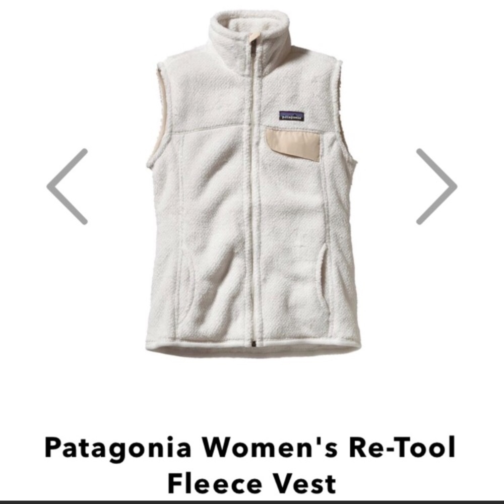 Patagonia Re-Tool Fleece Vest - Cream